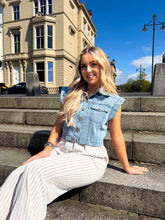 The Myra- Blue Denim Waistcoat